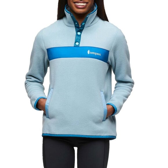 Cotopaxi Teca Fleece Pullover Snap Fall Water-Repellent Pockets Tri-Color - Picture 1 of 12
